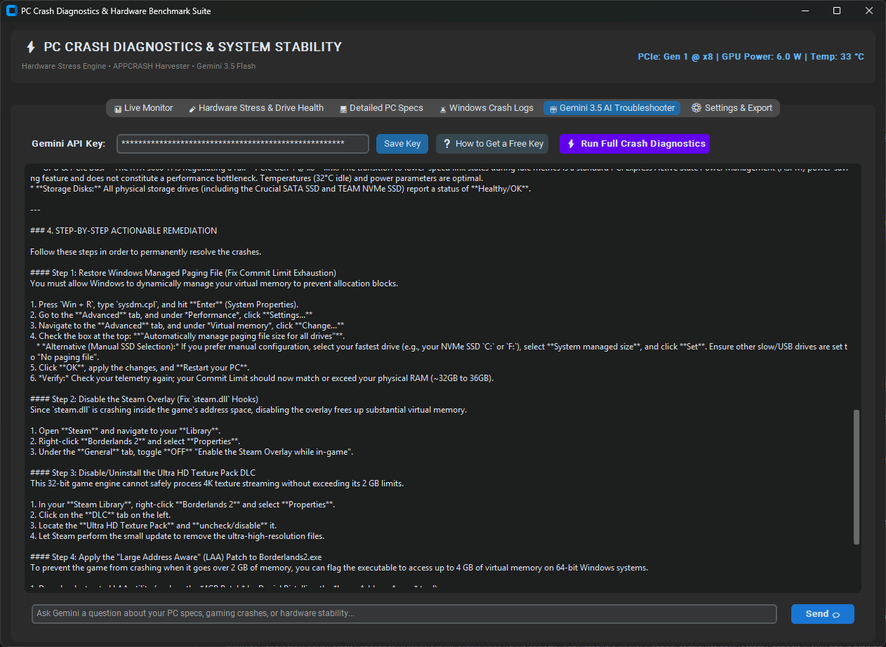 PC Crash Diagnostic View 7